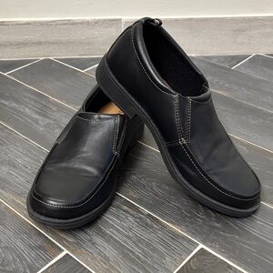 George Kids' Black Slip-On Loafers